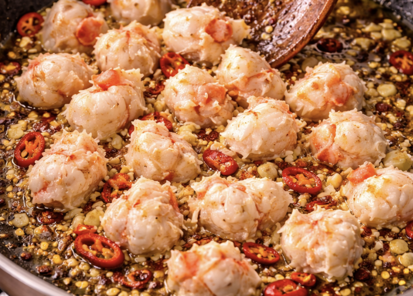 Linguine mit Krabben und Chili_4