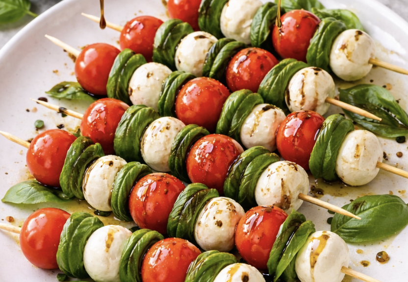 Caprese-Spieße mit Kirschtomaten und Mozzarella_4