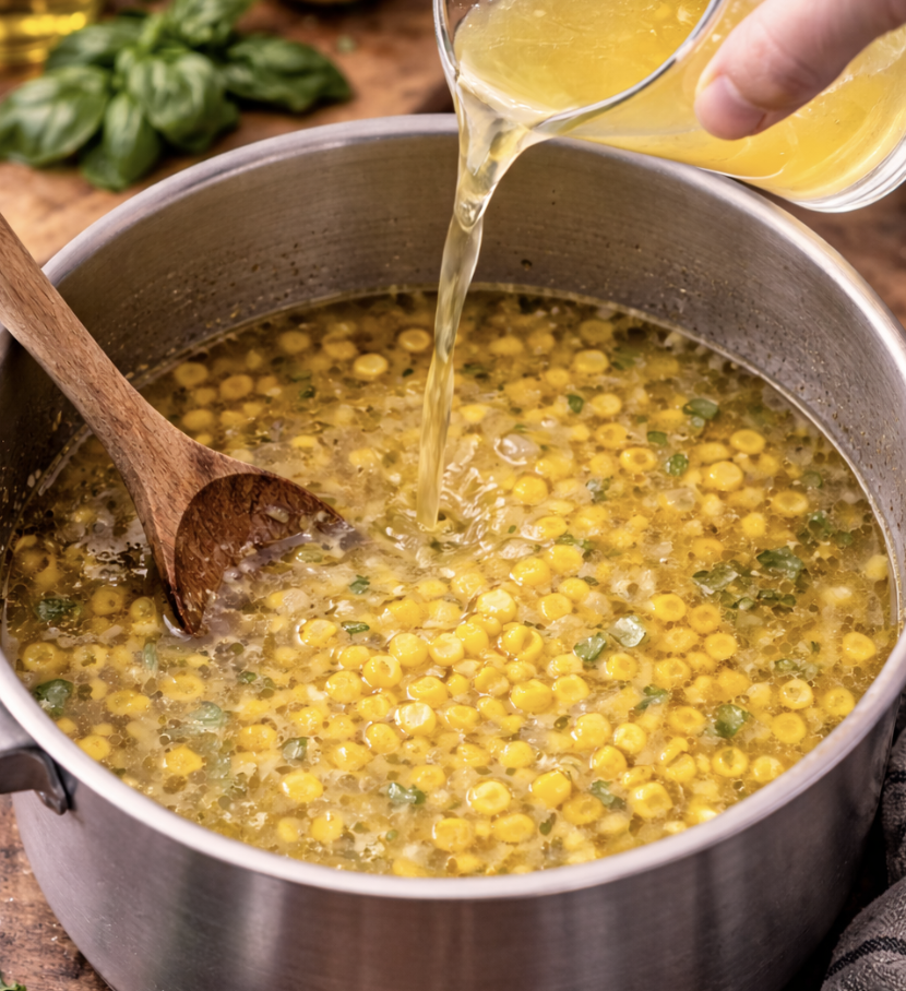 Süßmais-Basilikum-Suppe_4