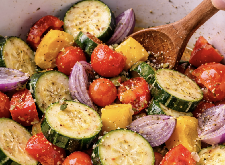 Gegrilltes Zitronen-Kräuter-Hähnchen mit Sommergemüse_4