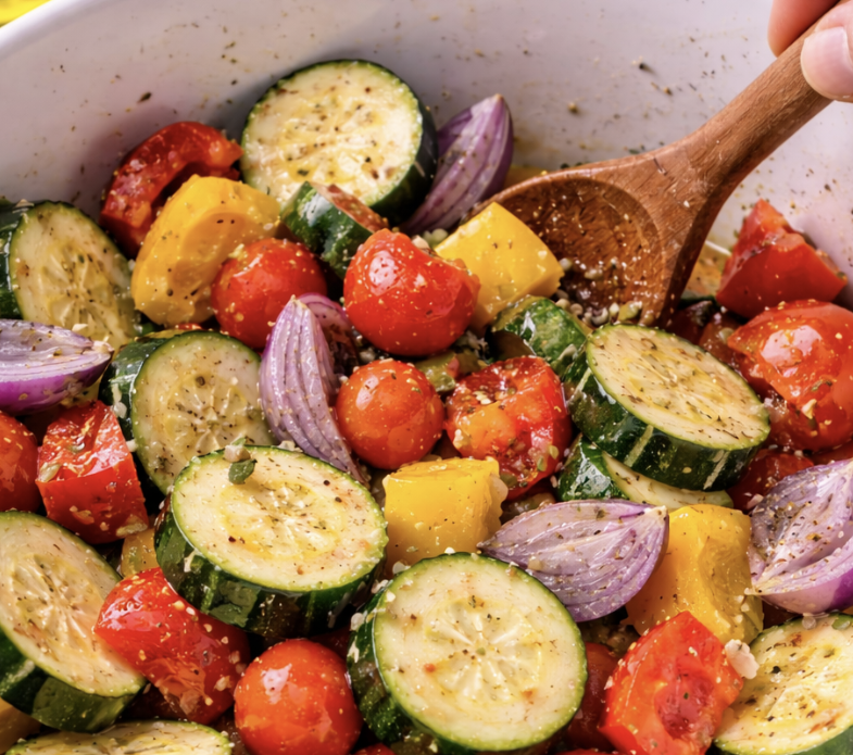 Gegrilltes Zitronen-Kräuter-Hähnchen mit Sommergemüse_4