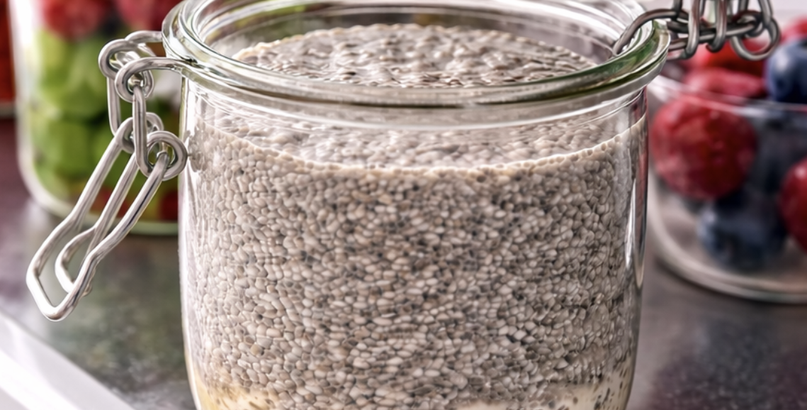 Chia-Pudding mit frischen Beeren_4