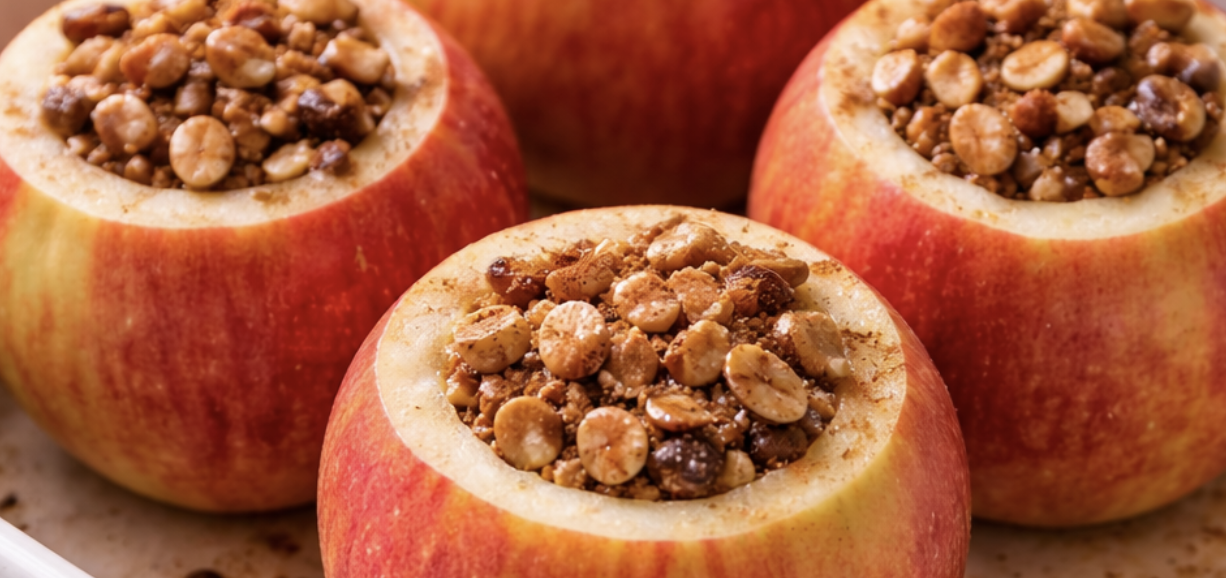 Ofengebackene Äpfel mit Zimt und Mandeln_4