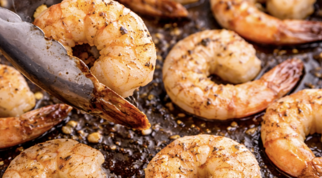 Gegrillte Garnelen auf Rucola_4