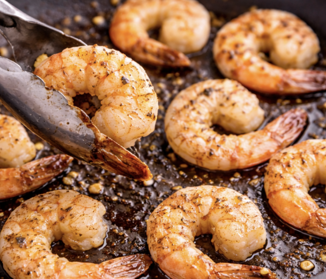 Gegrillte Garnelen auf Rucola_4