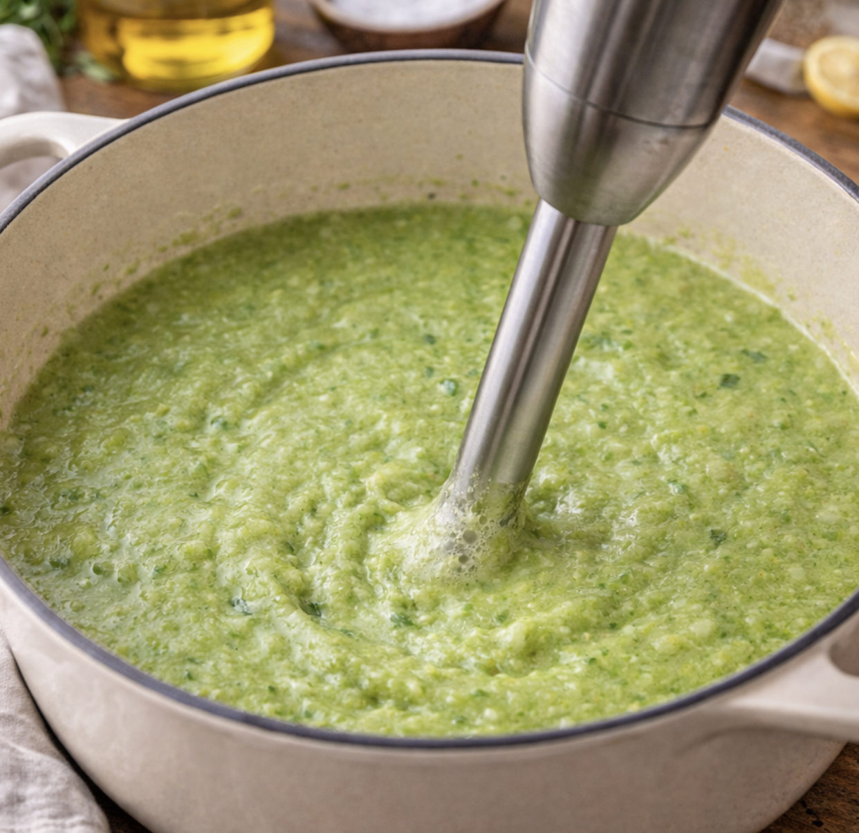 Erbsensuppe mit Minze_5