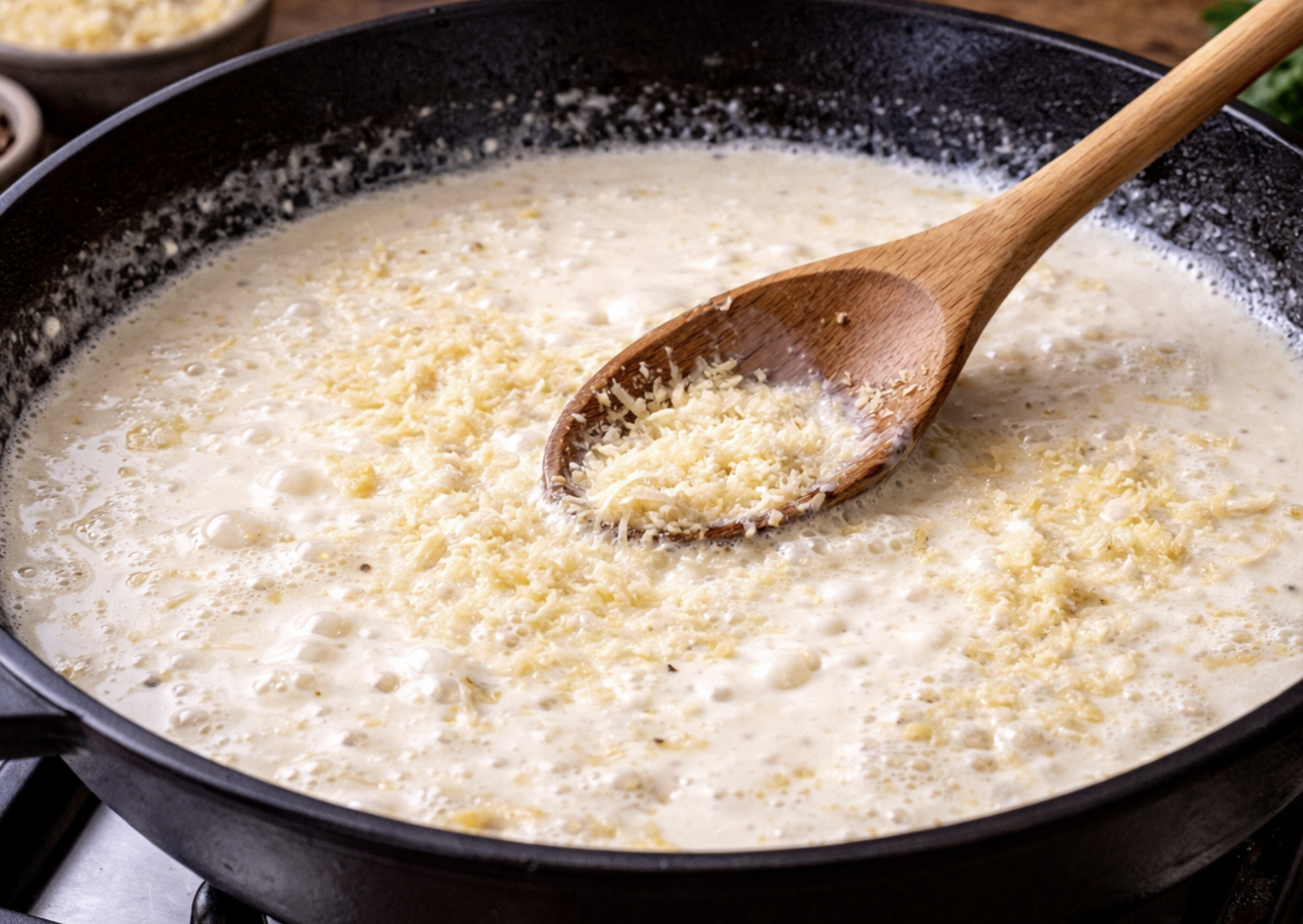 Hähnchen Alfredo Pasta_5