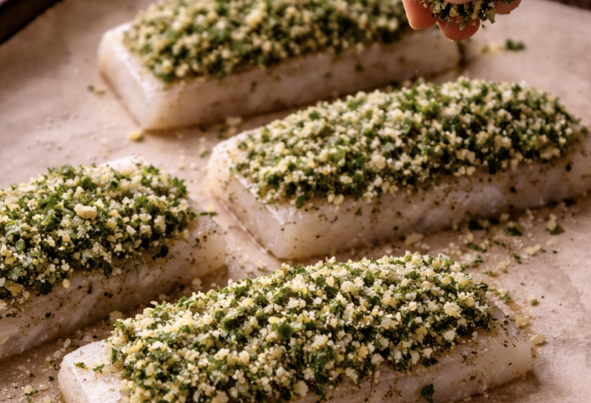 Fischfilet mit Kräuterkruste_4