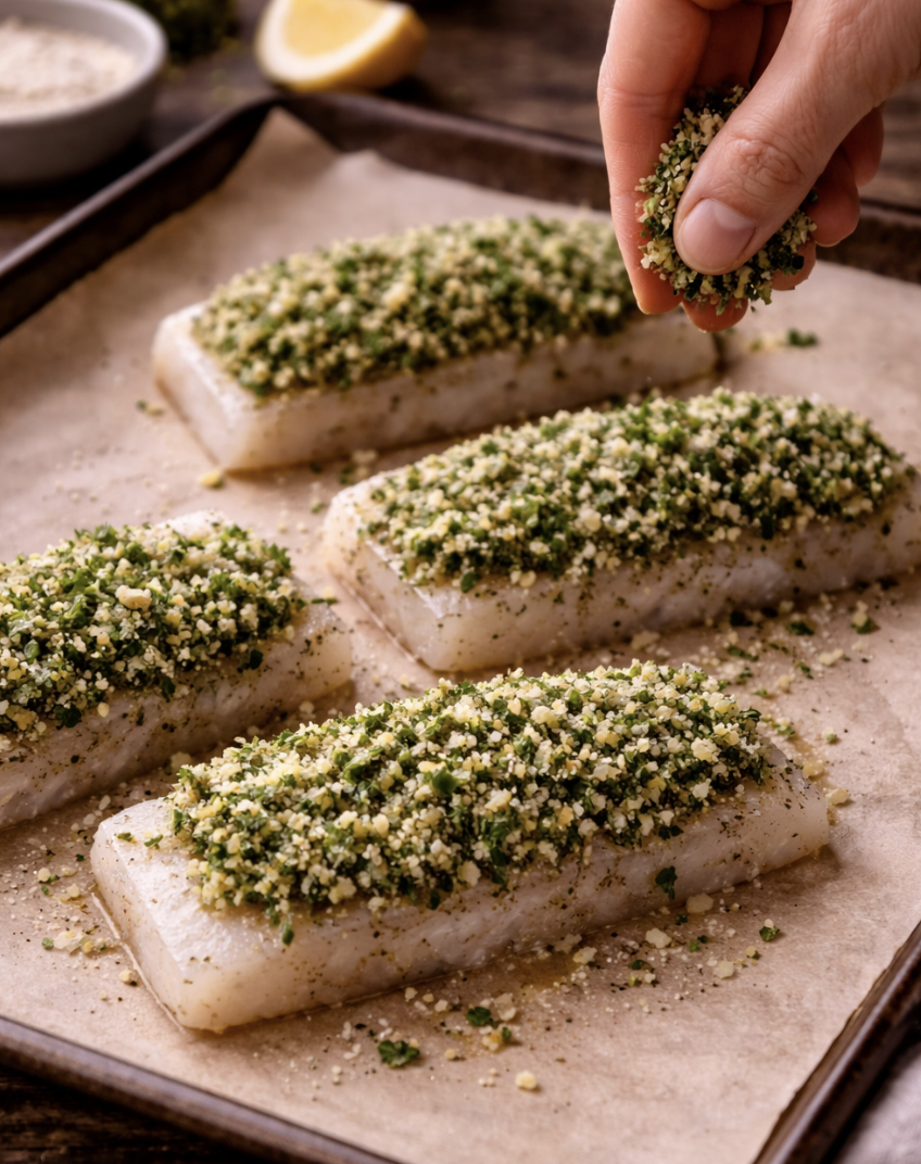 Fischfilet mit Kräuterkruste_4