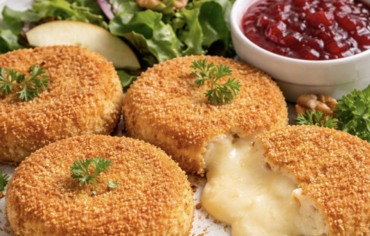 Gebackener Camembert mit Preiselbeeren_5