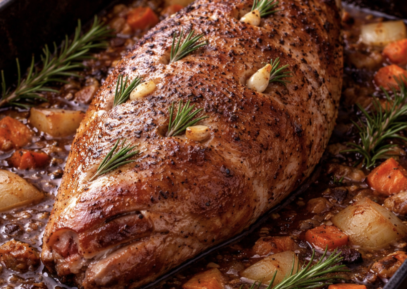 Lammbraten mit Knoblauch und Rosmarin_5