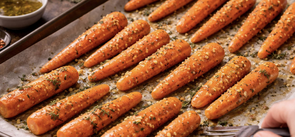 Honiggeröstete Karotten mit Thymian_5