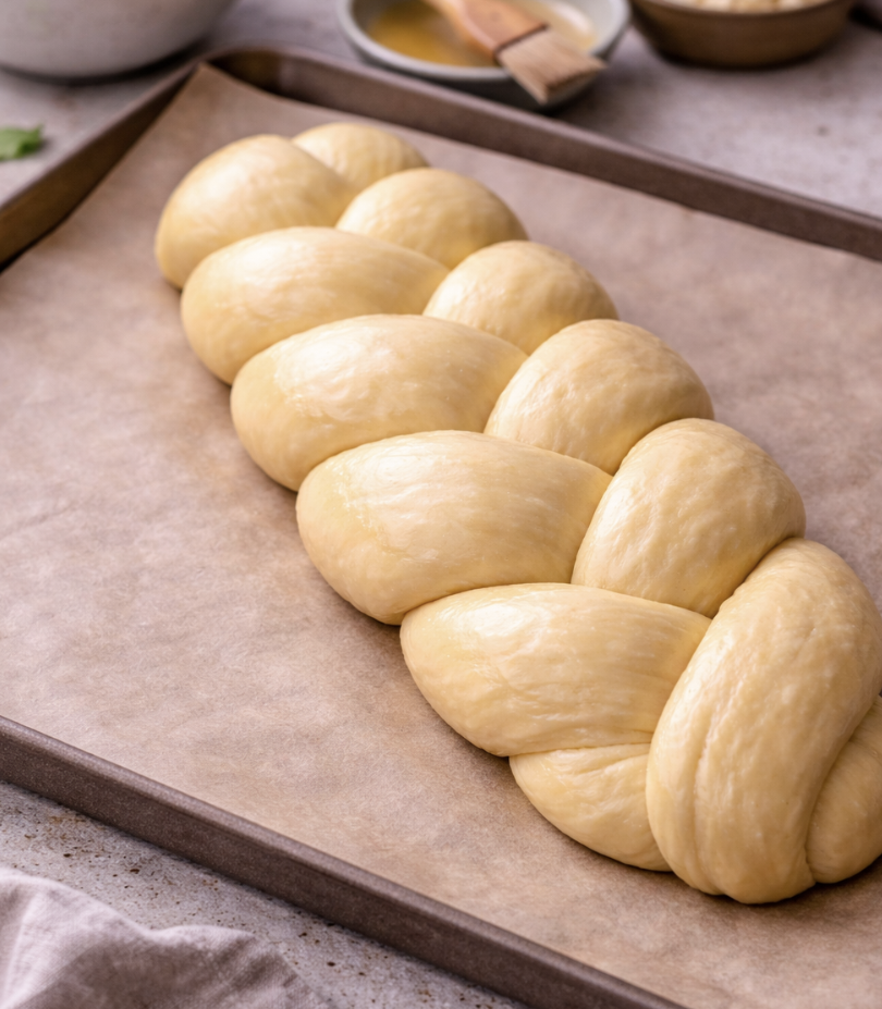 Brioche-Osterzopf mit Mandeln_5