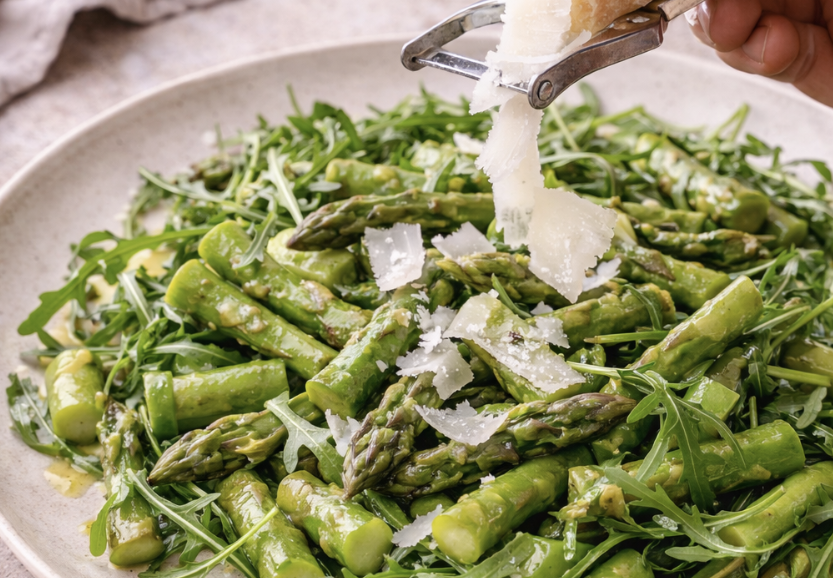 Grüner Spargelsalat mit Parmesan_5