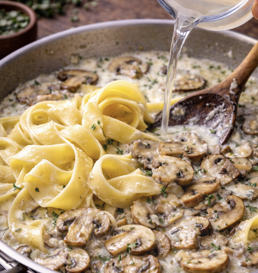 Pappardelle mit Pilzen und Thymian_5