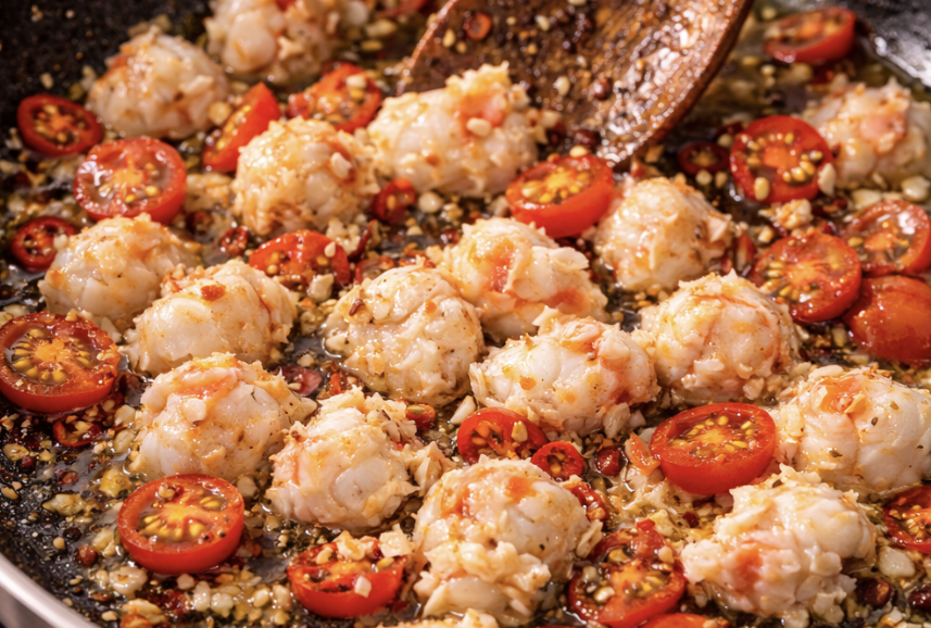 Linguine mit Krabben und Chili_5