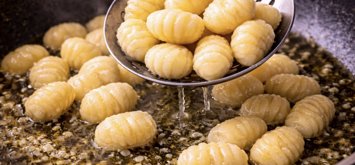 Pesto-Gnocchi mit Parmesan und Pinienkernen_5