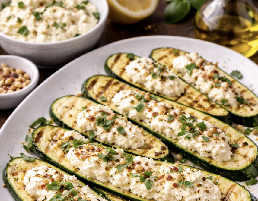 Gegrillte Zucchini mit Zitronenricotta_5