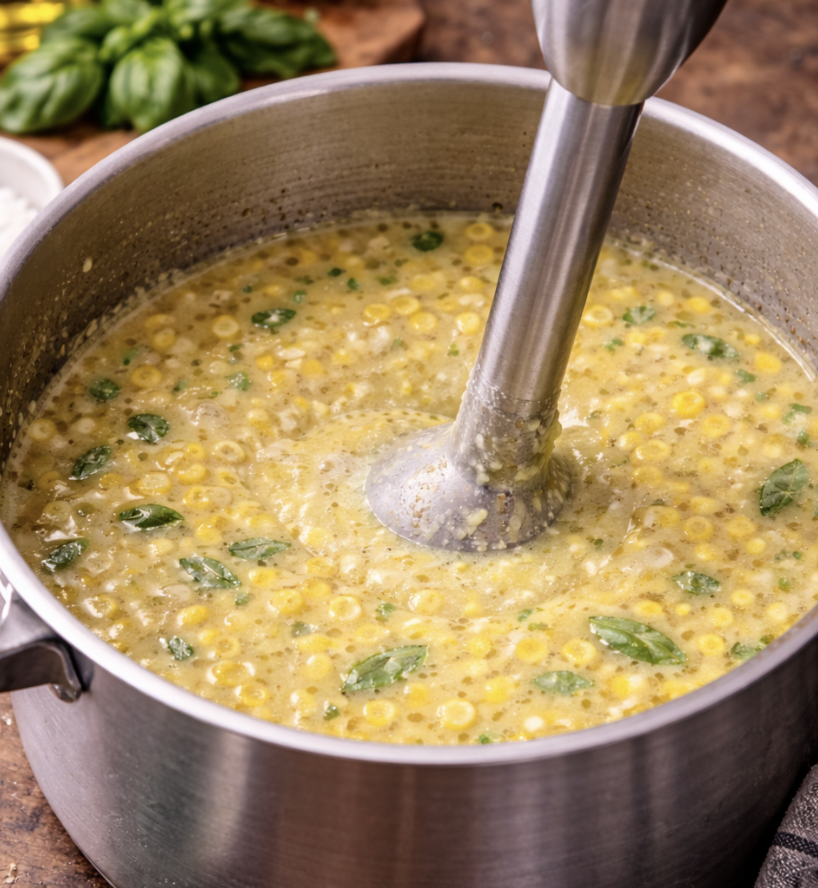 Süßmais-Basilikum-Suppe_5