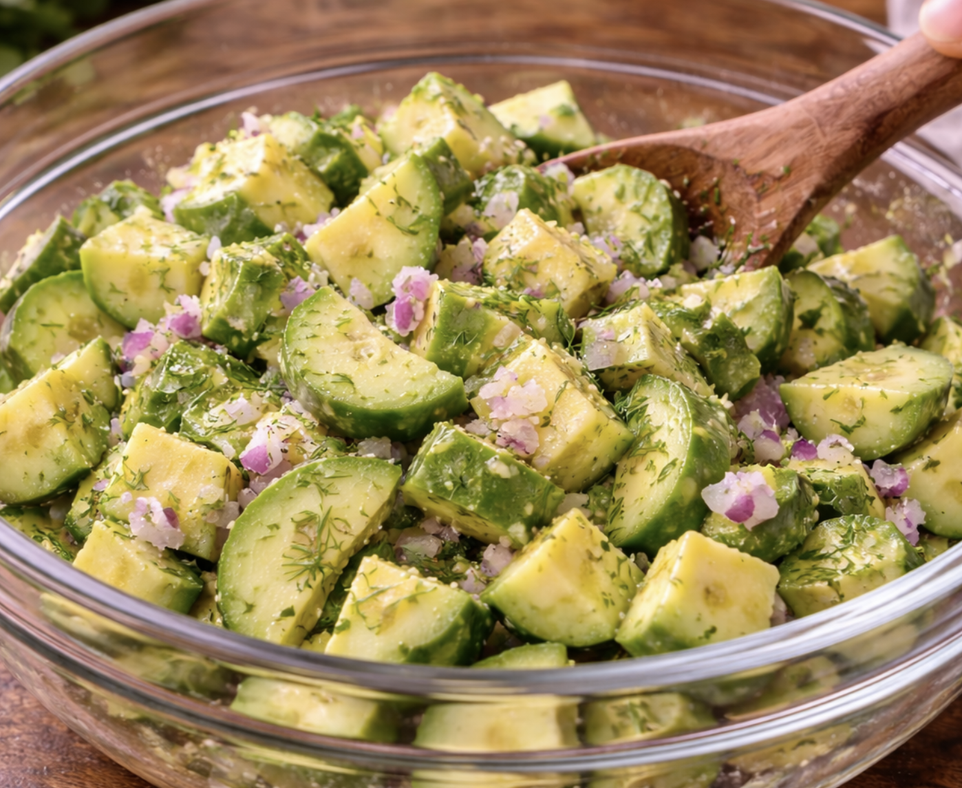 Avocado-Gurken-Salat mit Zitronendressing_5
