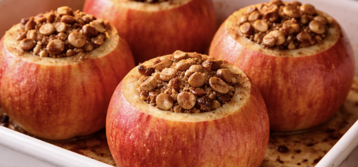 Ofengebackene Äpfel mit Zimt und Mandeln_5