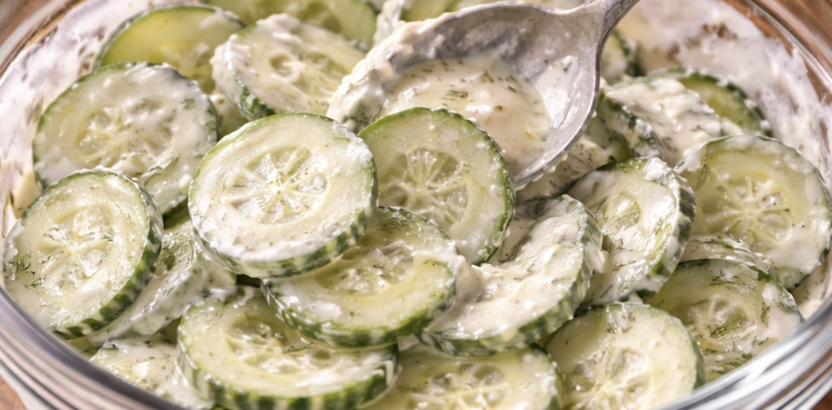 Gurken-Dill-Salat mit griechischem Joghurt_5