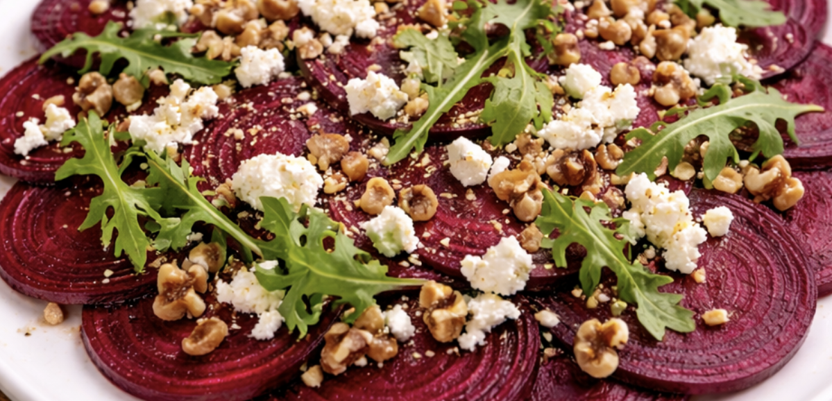 Rote-Bete-Carpaccio mit Feta und Walnüssen_5