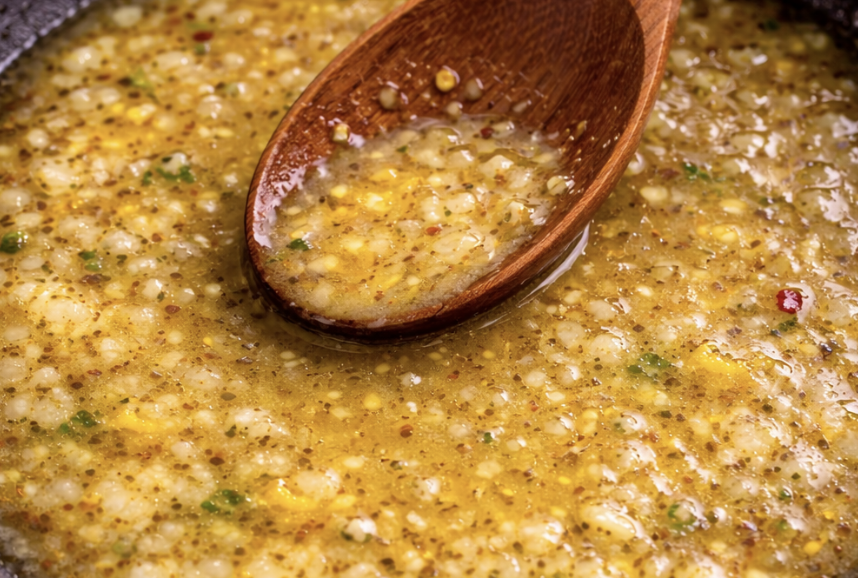 Gegrillte Hähnchenbrust mit Brokkoli und Zitronensauce_5