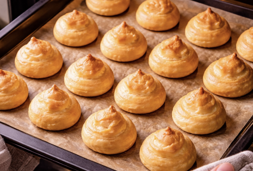 Profiteroles mit Schokoladensauce_6