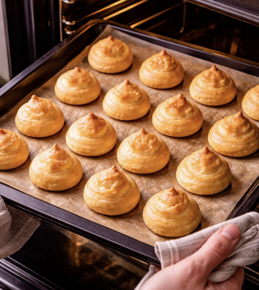 Profiteroles mit Schokoladensauce_6