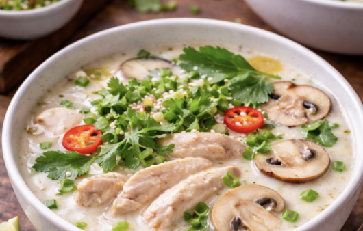 Thai-Kokos-Suppe mit Huhn_6