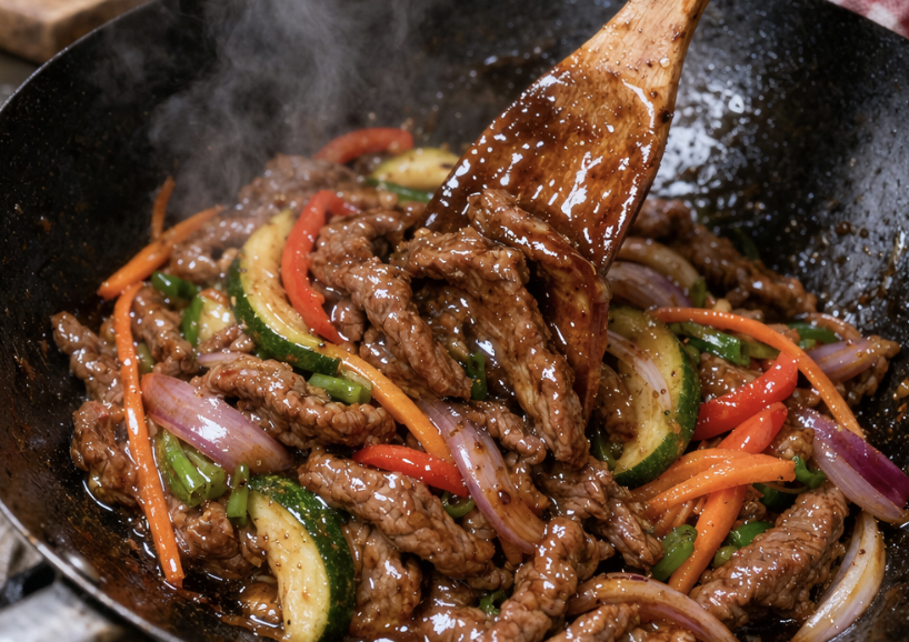 Rindfleisch-Stir-Fry mit Gemüse_6