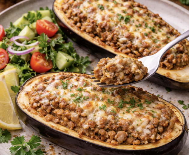 Gefüllte Auberginen_6