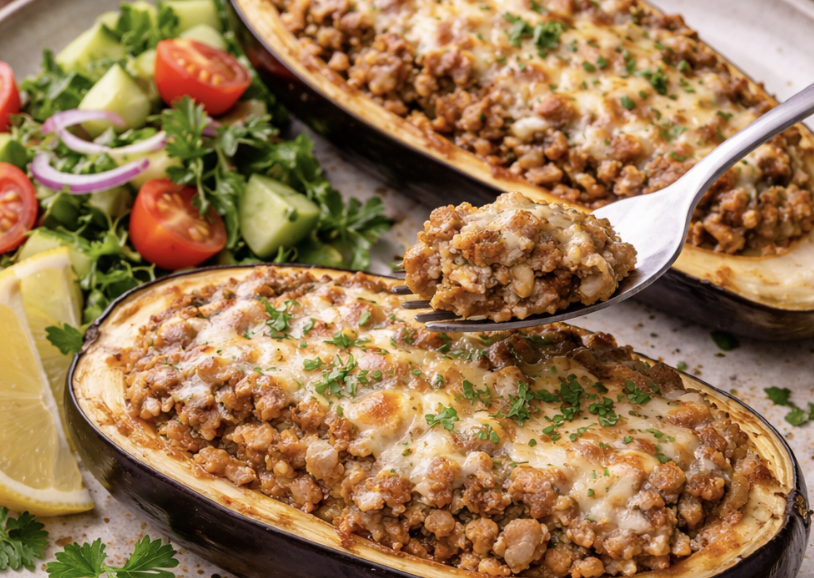 Gefüllte Auberginen_6