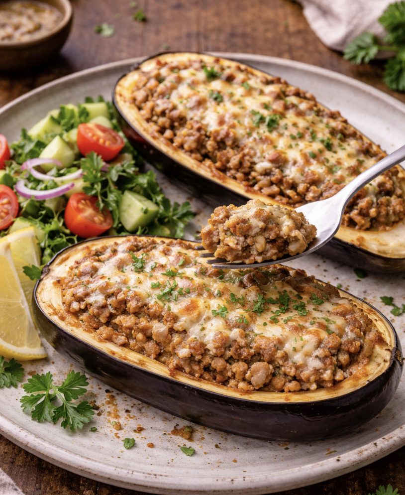 Gefüllte Auberginen_6