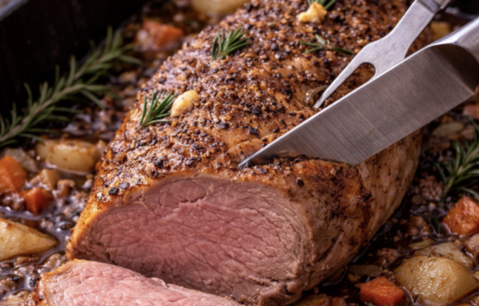 Lammbraten mit Knoblauch und Rosmarin_6