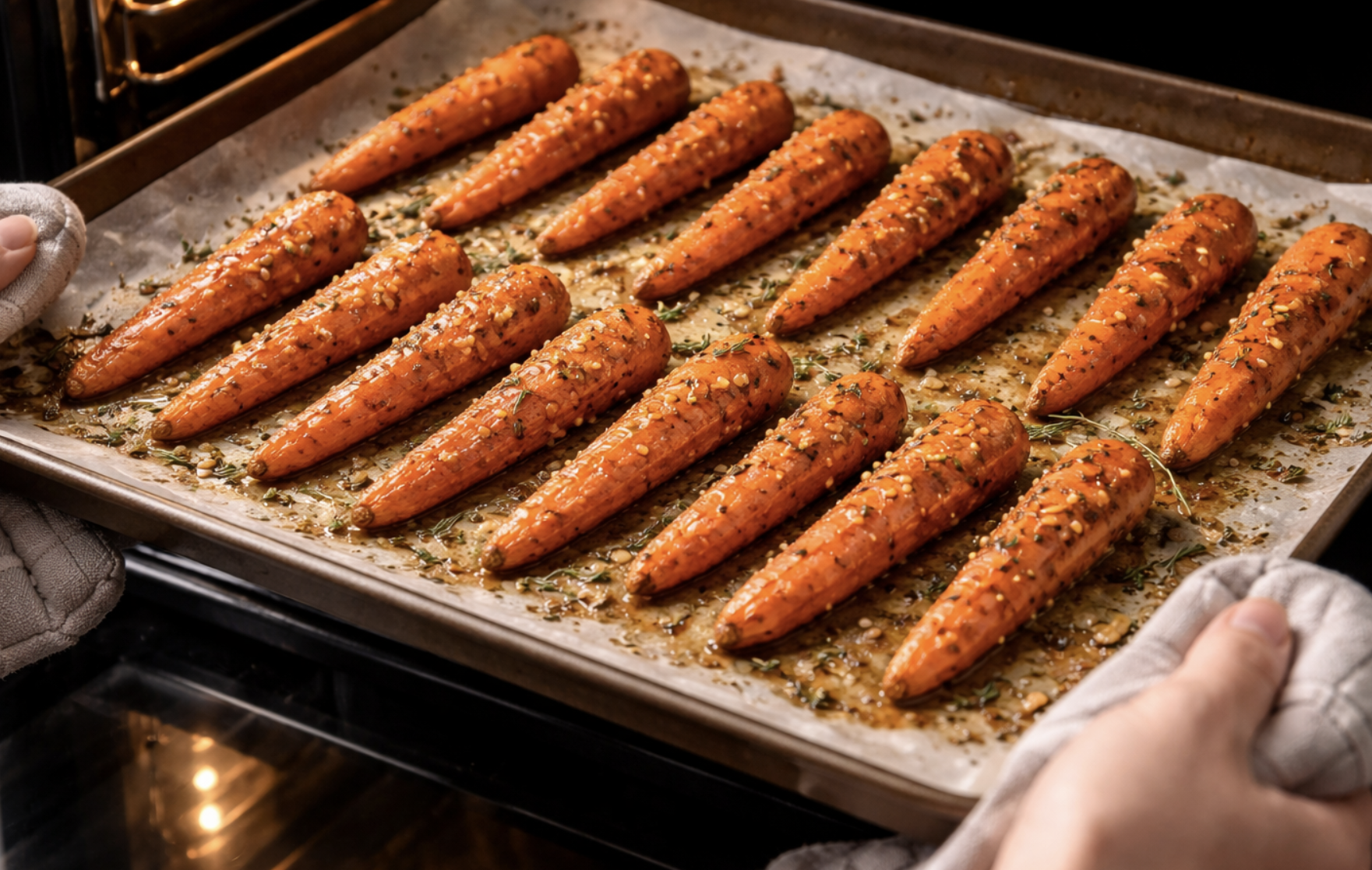 Honiggeröstete Karotten mit Thymian_6