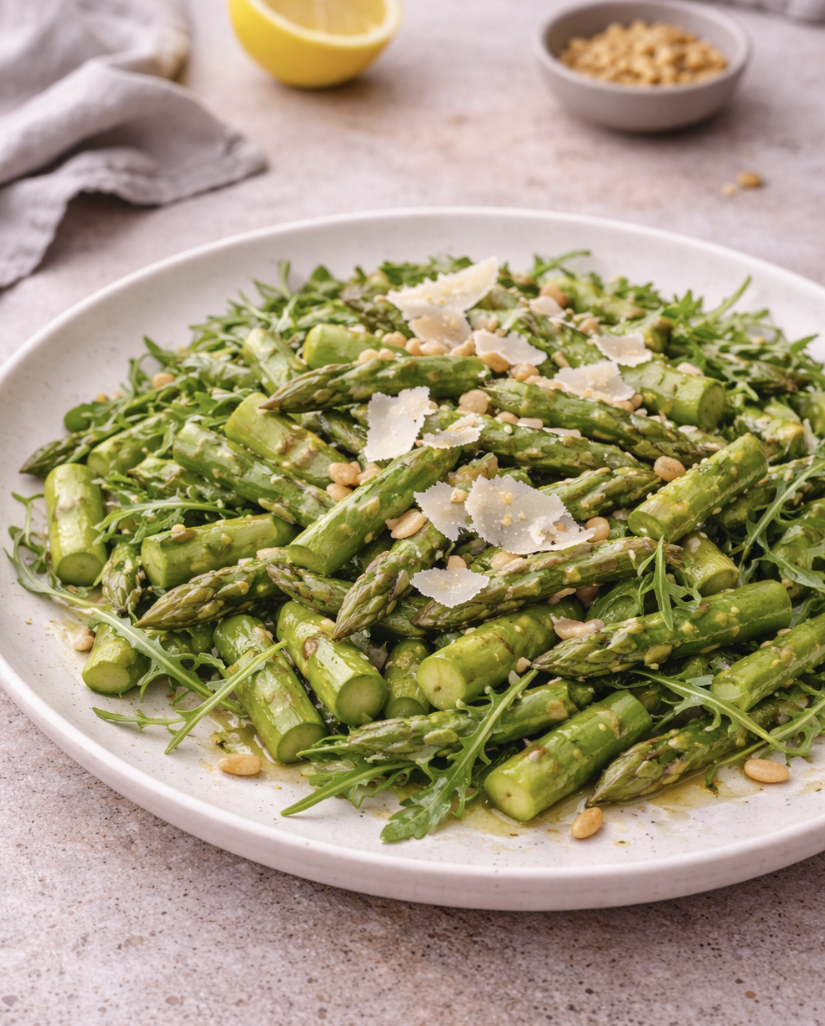 Grüner Spargelsalat mit Parmesan_6