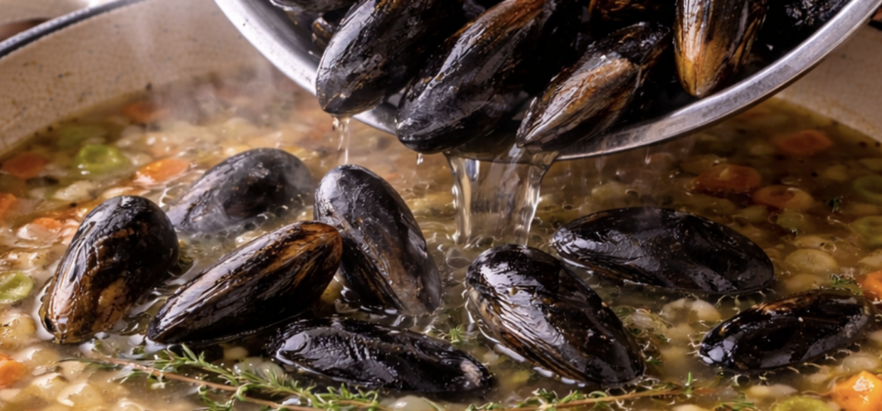 Muschelsuppe mit Weißwein_6