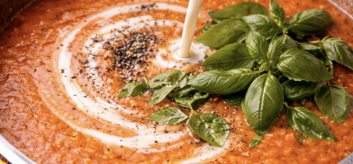 Tomatensuppe mit Basilikum_6