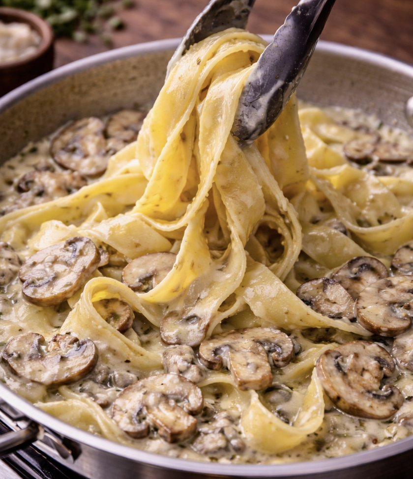 Pappardelle mit Pilzen und Thymian_6