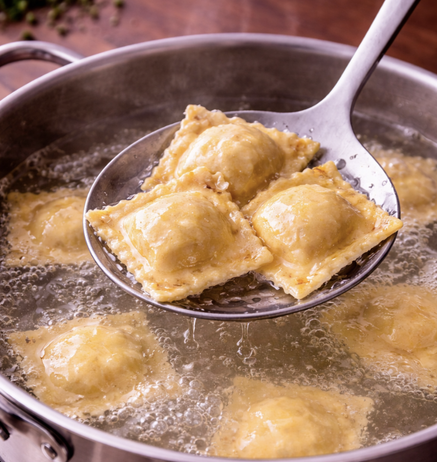Spinat-Ricotta-Ravioli mit Salbei-Butter_6