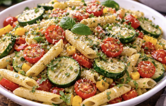 Pasta Primavera mit frischem Gartengemüse_6