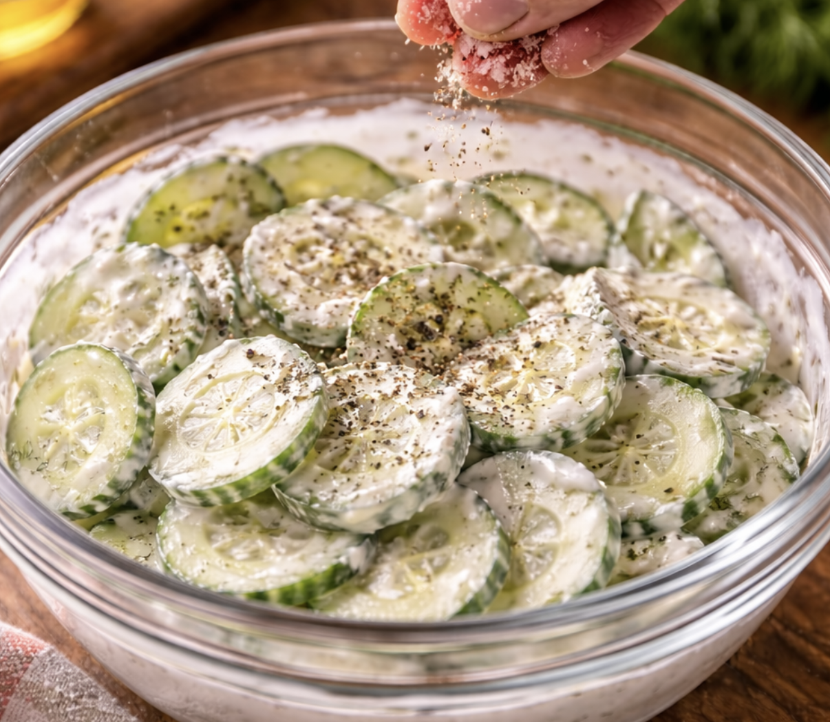 Gurken-Dill-Salat mit griechischem Joghurt_6