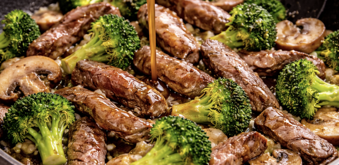 Rinderfiletstreifen mit Brokkoli und Champignons_6