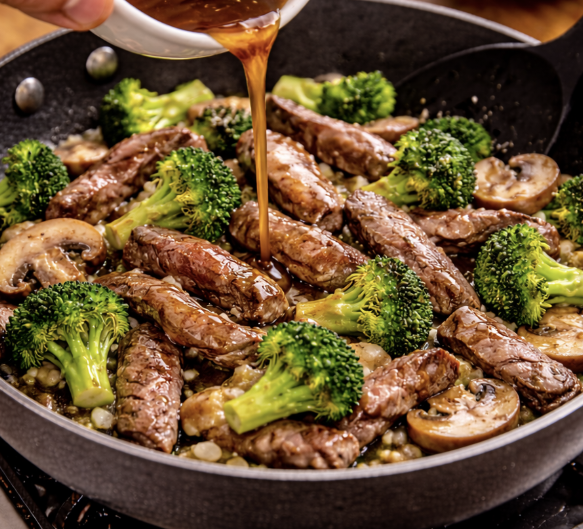 Rinderfiletstreifen mit Brokkoli und Champignons_6