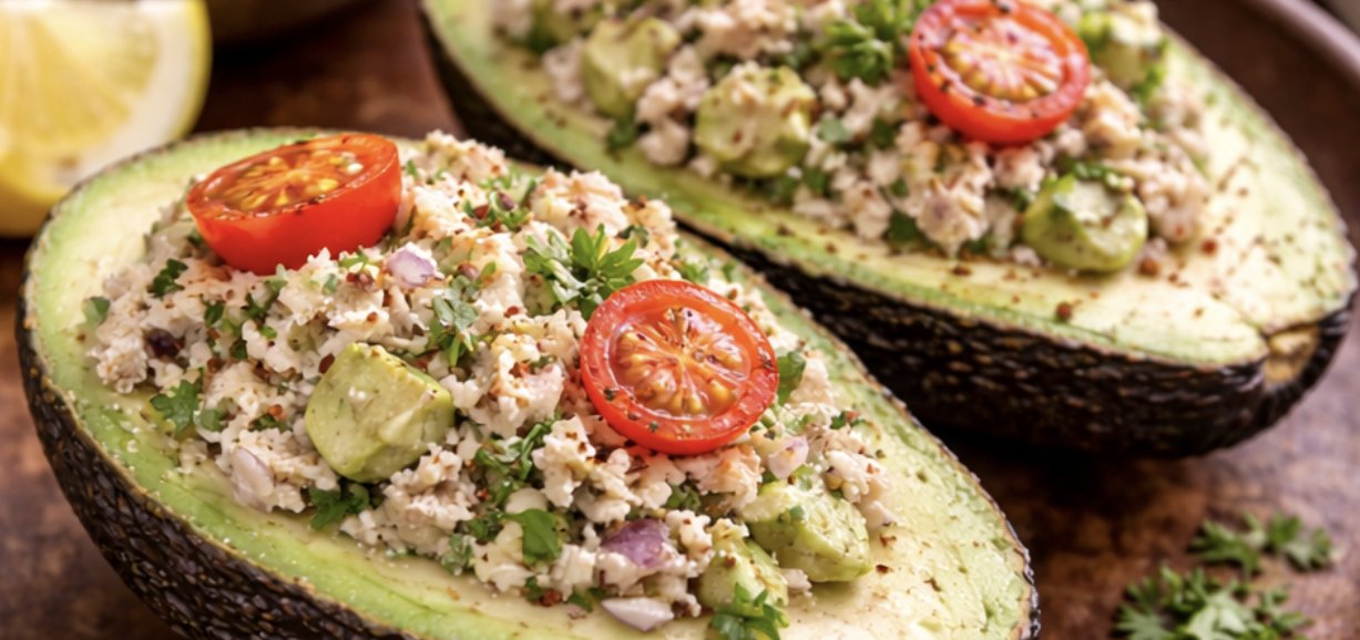 Gefüllte Avocado mit Thunfischsalat_6