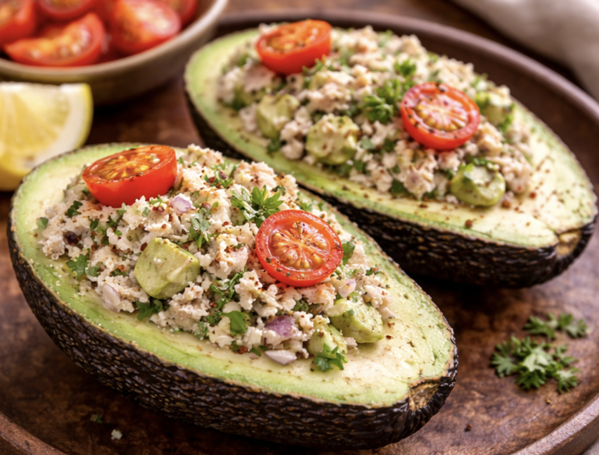 Gefüllte Avocado mit Thunfischsalat_6
