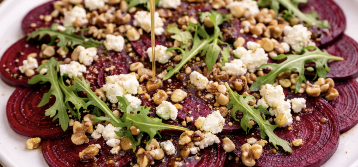 Rote-Bete-Carpaccio mit Feta und Walnüssen_6