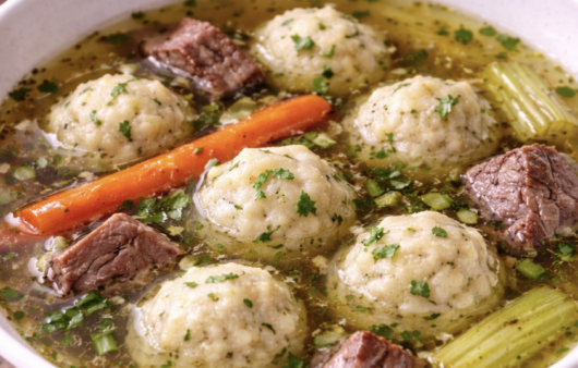 Rinderkraftbrühe mit Markklößchen_6